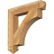 Ekena Millwork Westlake Arts & Crafts Rough Sawn Bracket, Western Red Cedar, 4"W x 24"D x 24"H BKT04X24X24WTL03RWR - alternate 1